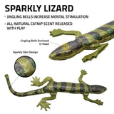 Žaislas katėms su katžole "Playology Sparkly Lizard"