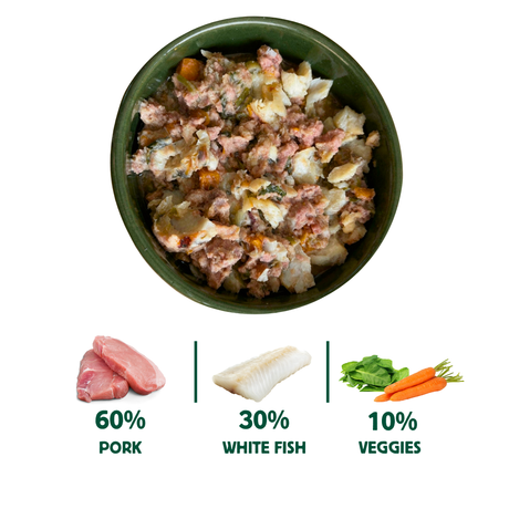 Wild Balance Wet Dog Food with White Fish and Pork