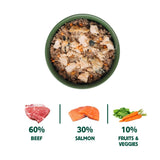 Wild Balance Wet Food for Dogs with Salmon and Beef