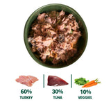 Wild Balance Wet Dog Food with Tuna and Turkey