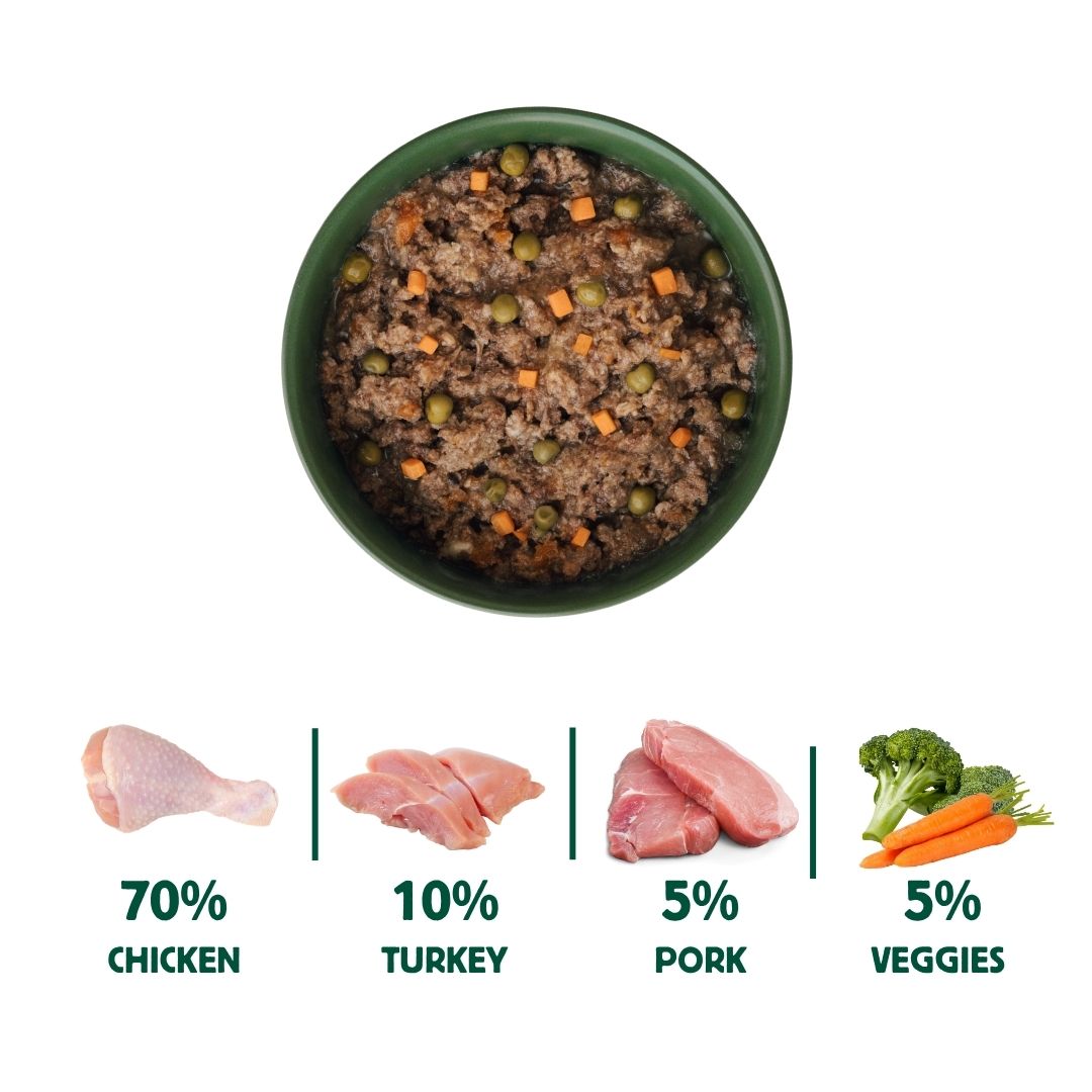 Wild Balance wet cat food with turkey and beef