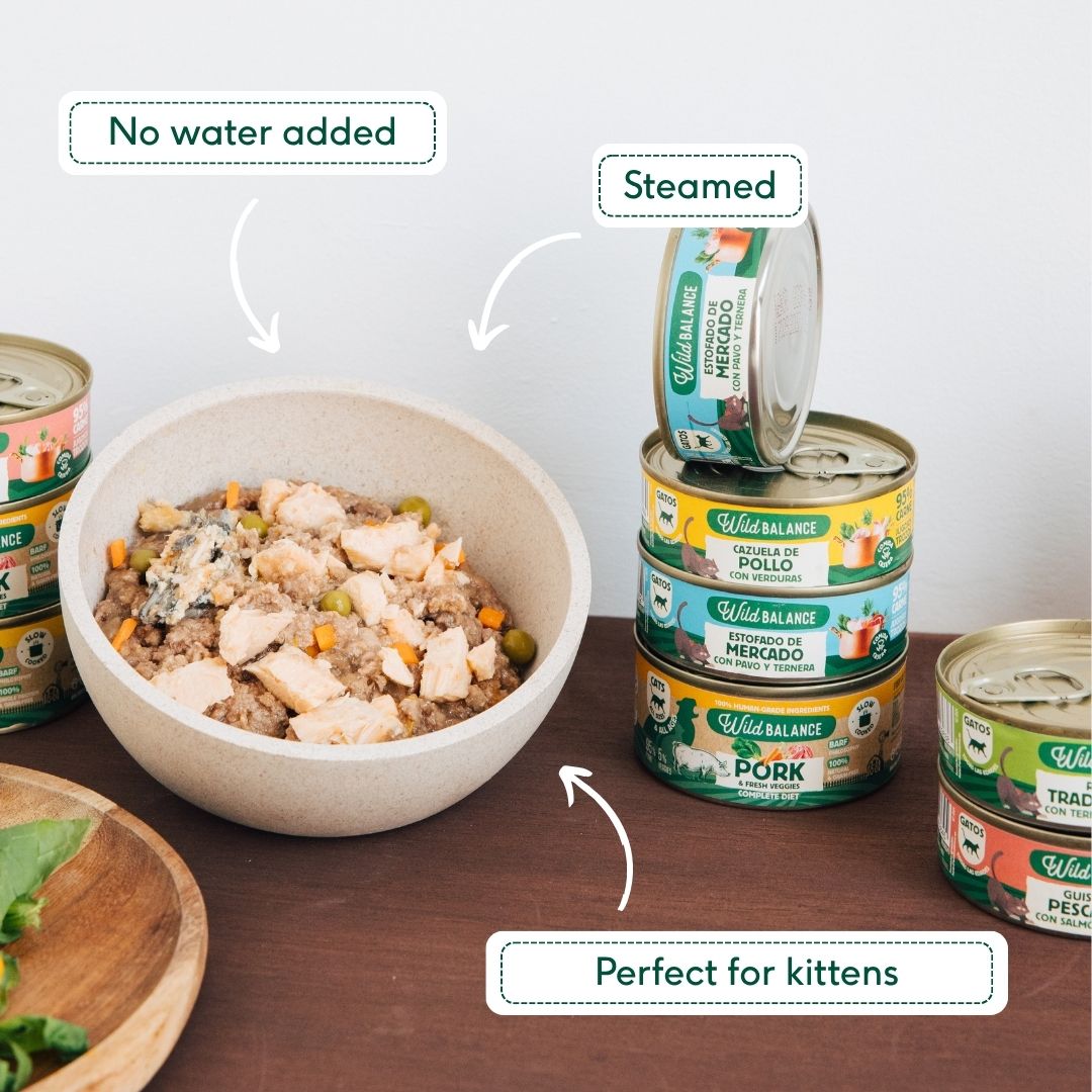 Wild Balance Wet Cat Food with Beef and Chicken