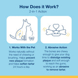 Dental Care Chews ProDen PlaqueOff Mini for small breed dogs peanut butter and banana flavor