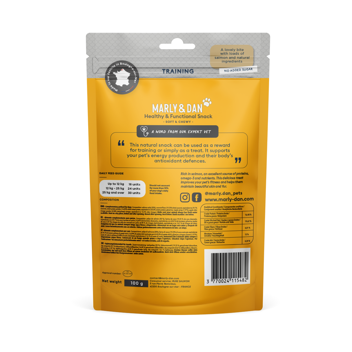 Marly & Dan soft treats for dogs TRAINING
