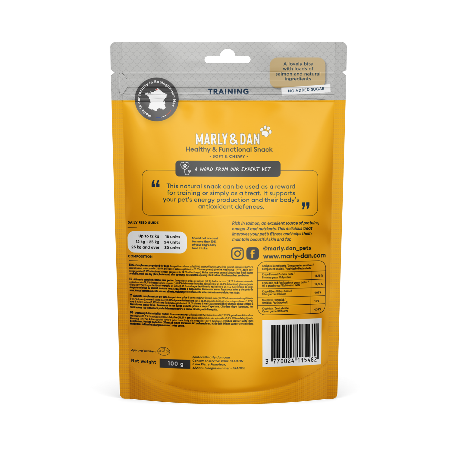 Marly & Dan soft treats for dogs TRAINING