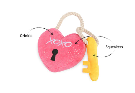 P.L.A.Y. "Love You a Lock" Heart Toy