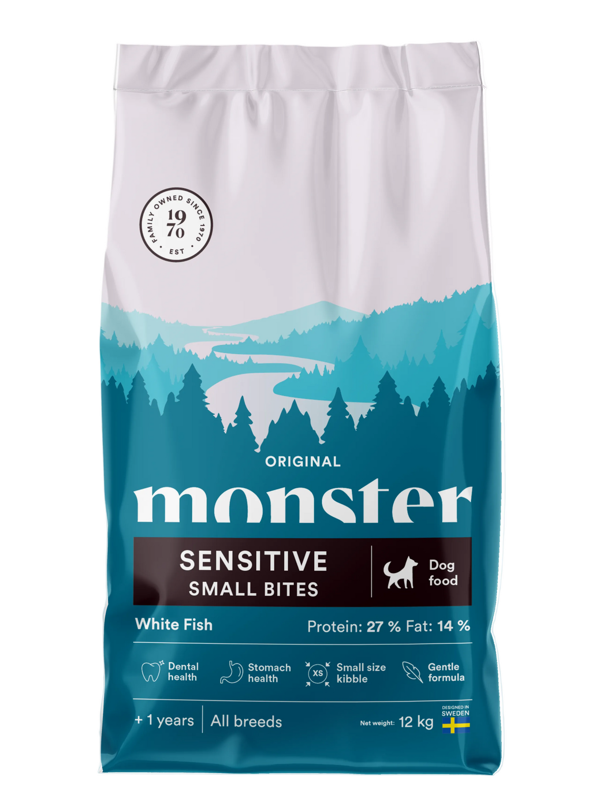 Monster Original Sensitive Small Bites dry food for sensitive small breed dogs