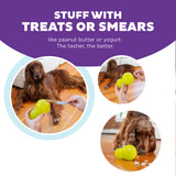 Interactive and treat-filled dog toy "Outward Hound Double-Tuff L Green"