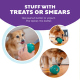 Interactive and treat-filled dog toy "Outward Hound Double-Tuff M Blue"