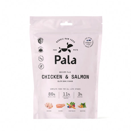 Pala maistas sunims receptas Nr 2 su vistiena ir lasisa 400 g