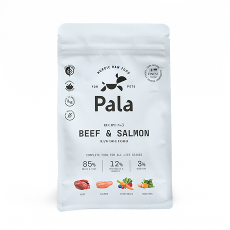 Pala maistas sunims Nr 3 su jautiena ir lasisa 1 kg