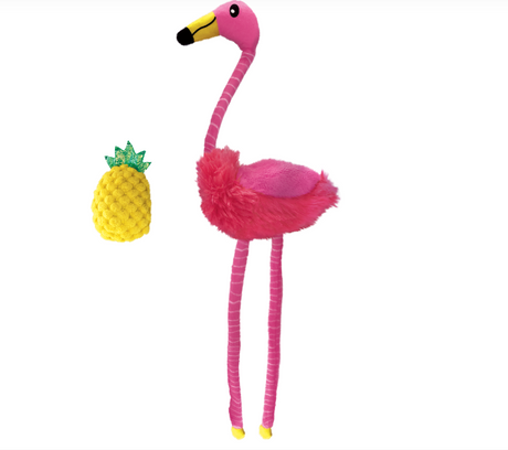 Toy "KONG Cat Tropics Flamingo 2in1"