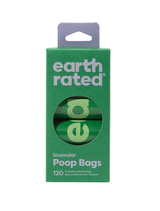 Recycled plastic dog poop bags "Earth Rated" (lavender scent)