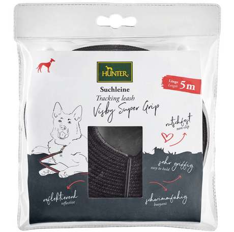 Training leash 5 meters "Hunter Tracking Leash Visby Super Grip"