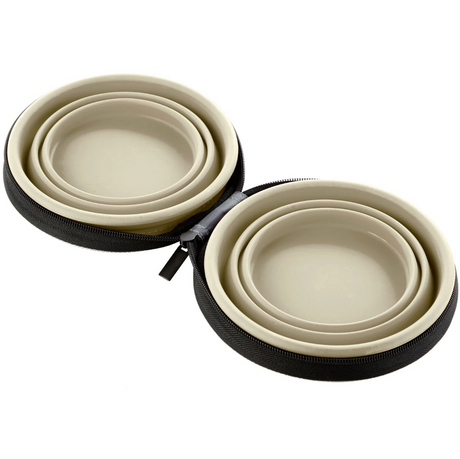 Silicone travel bowl with case "Hunter Travel Bowl List with Bag"