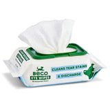 "Beco" Wet Bamboo Fibre Eye Wipes for Dogs (Fragrance-Free)