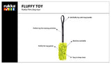 Rukka Pets Fluffy Tug Toy for Dogs