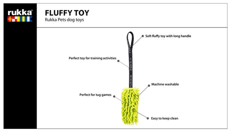 Rukka Pets Fluffy Tug Toy for Dogs
