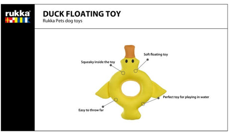 Rukka Pets Duck Floating Toy for dogs