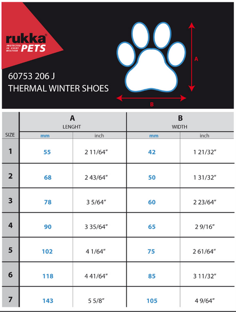 Dog boots "Rukka Thermal"