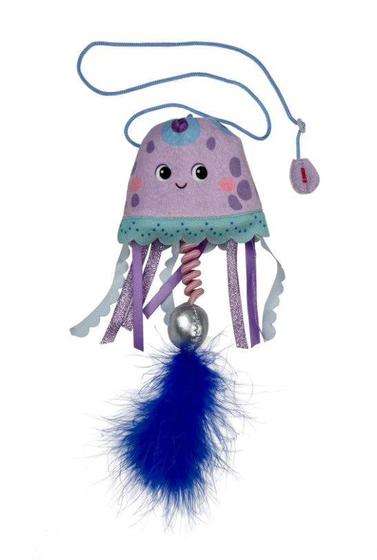 KONG Teaser Jelly Fish Cat Toy