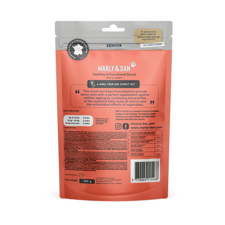 Marly & Dan soft treats for dogs SENIOR