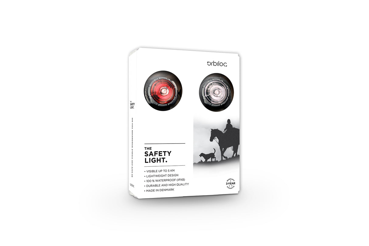 LED safety light set for you and your dog "Orbiloc Twin Pack"