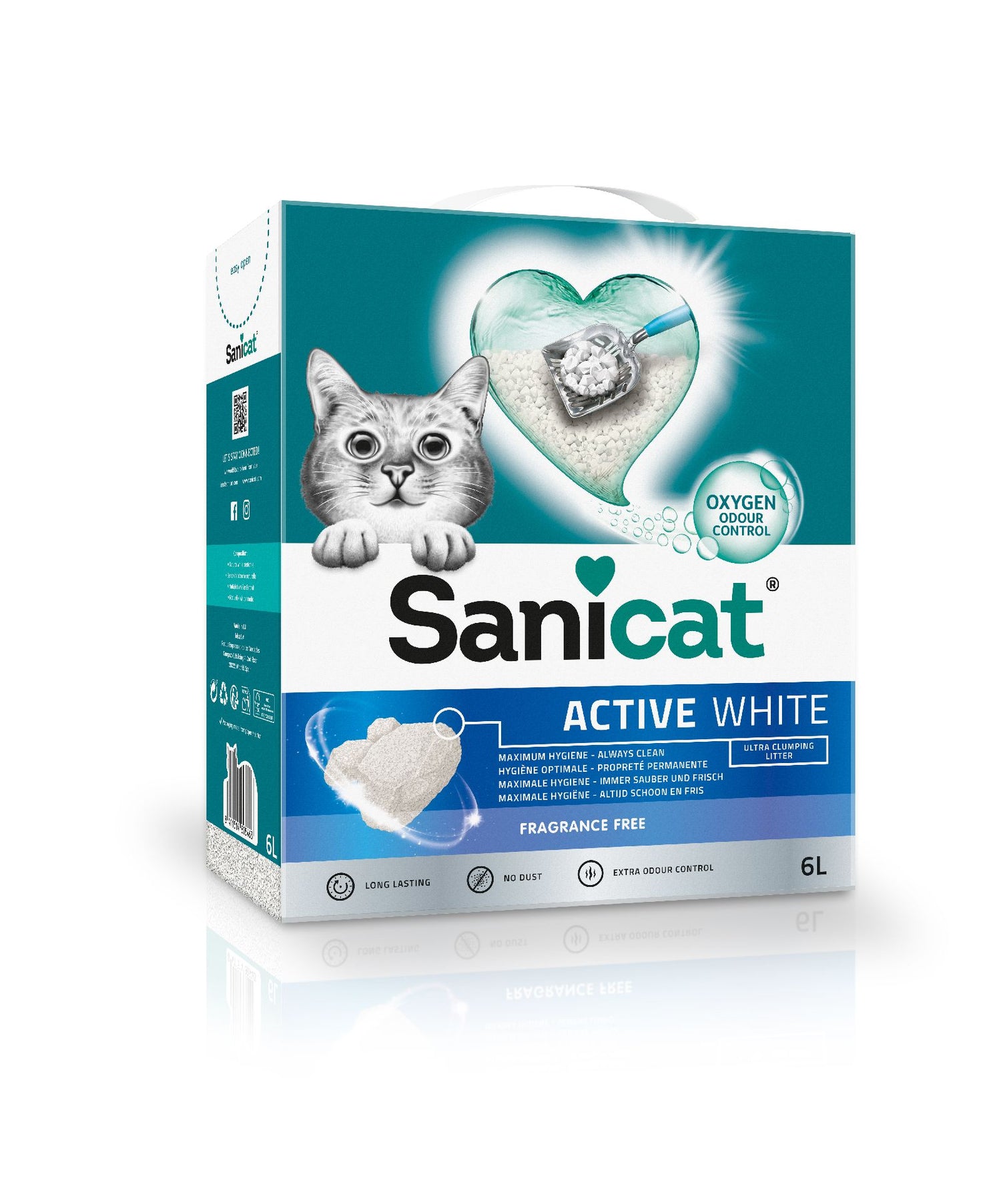 Cat litter Sanicat Active White