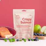 Skanėstai šunims su lašiša ir mėlynėmis Buddy Crispy Salmon