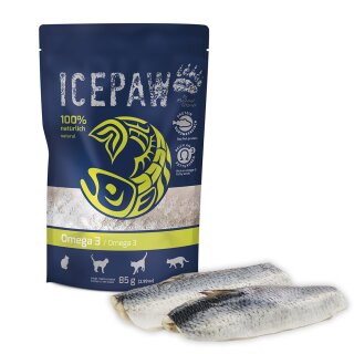 Wet cat food with salmon and herring "Icepaw Omega 3"