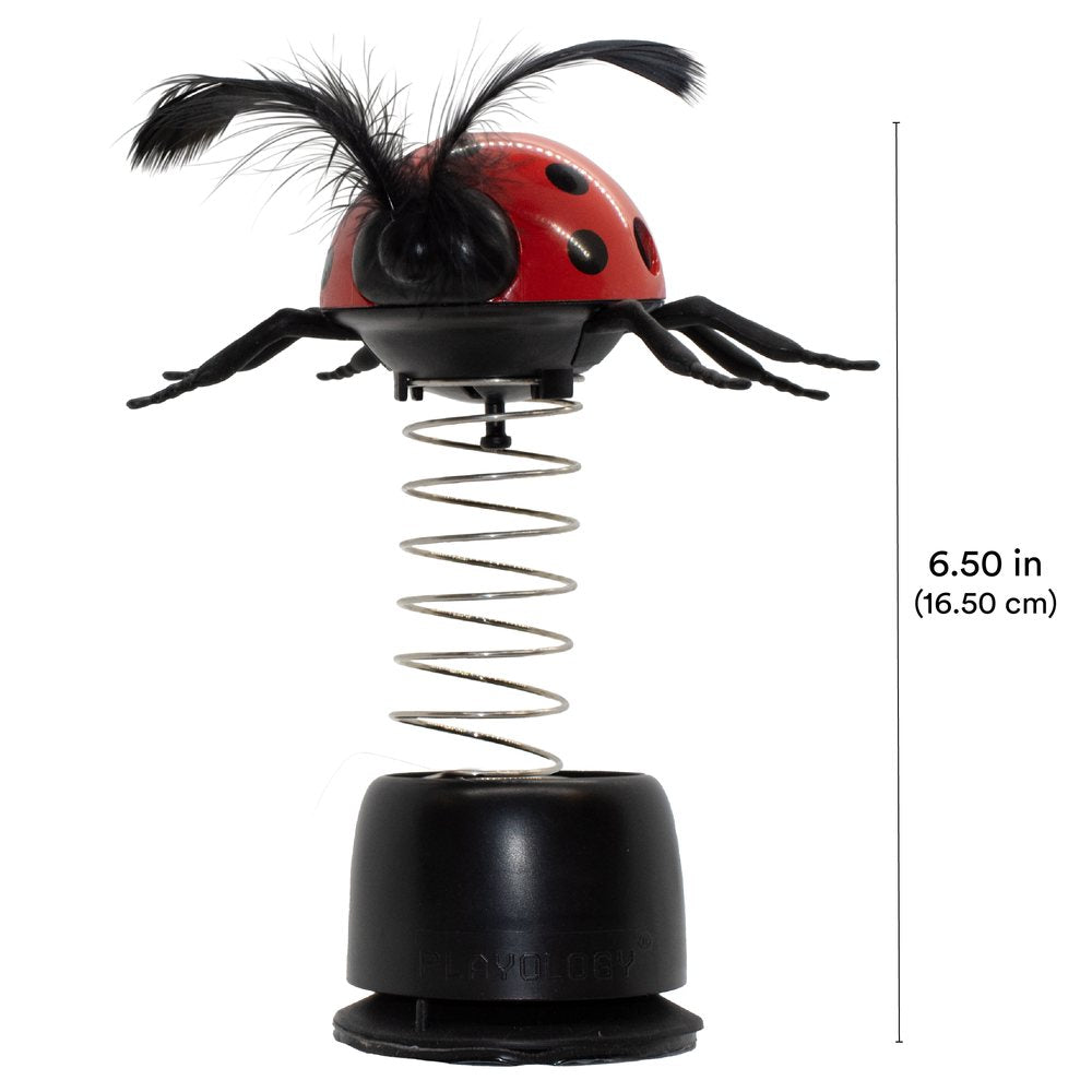 Skanėstais užpildomas žaislas katėms "Playology Ladybug Treater"