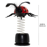 Skanėstais užpildomas žaislas katėms "Playology Ladybug Treater"