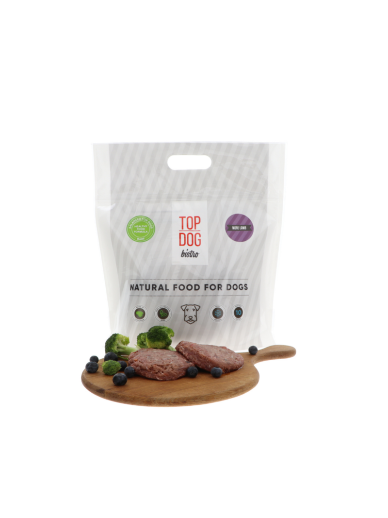 Frozen food for dogs with lamb Top Dog Bistro More Lamb (COLLECTION ONLY)