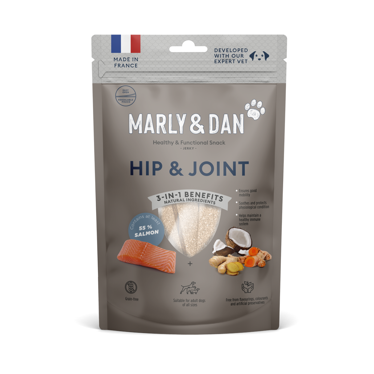 Marly & Dan jerky treats for dogs HIP & JOINT